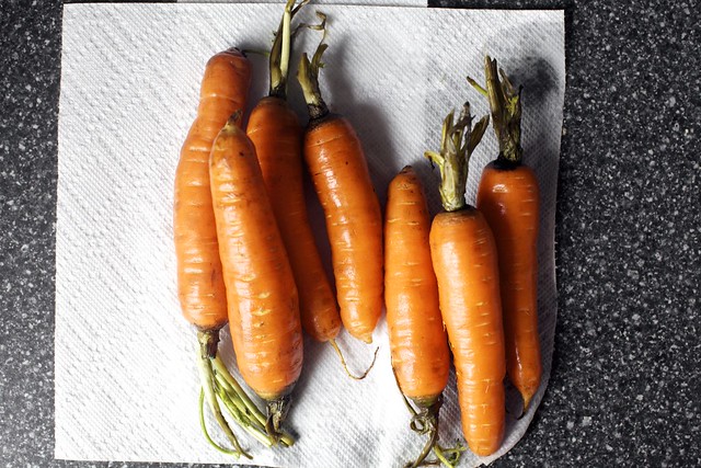 it's january, so there are carrots