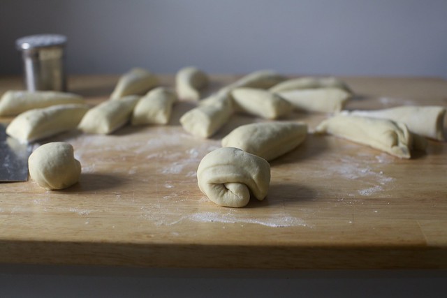 turning wedges into rolls