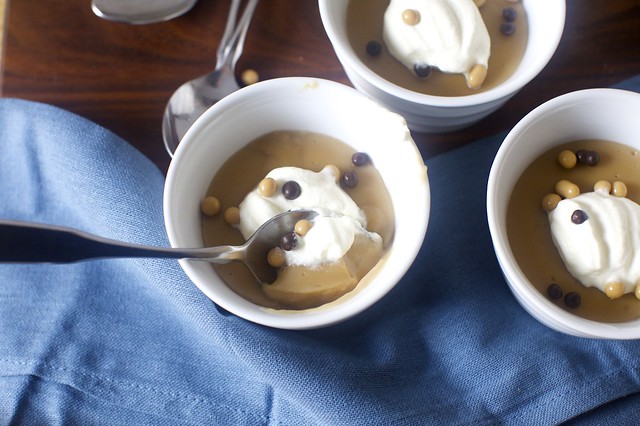 butterscotch pudding, not sharing