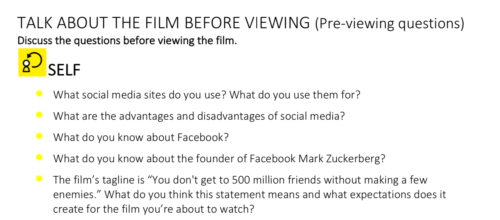 The Social Network Film English