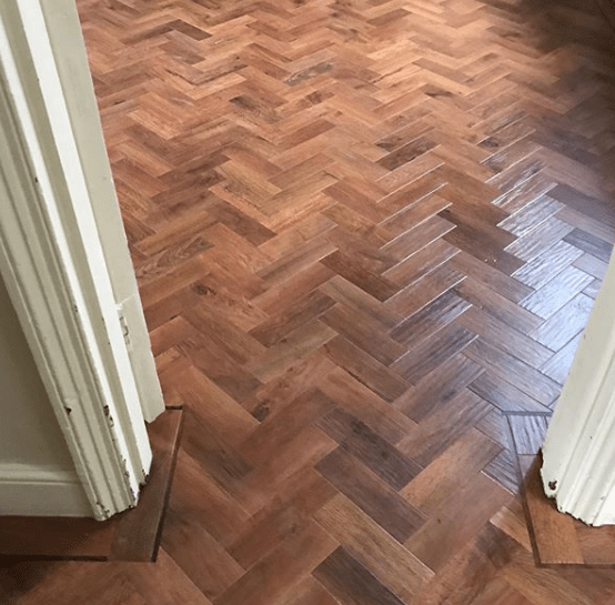Karndean Art Select Parquet Flooring With Border
