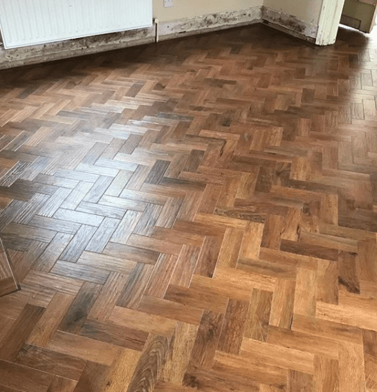 Karndean Art Select Parquet Flooring With Border