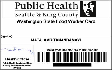 Washington Food Handlers Card Food Handlers Card Help