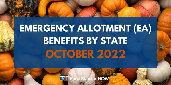 Extra Snap Food Stamps For October 2022 Food Stamps Now