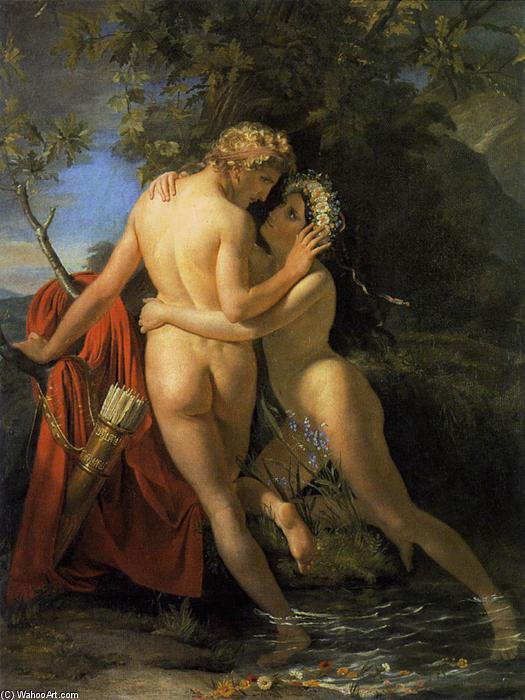 The Nymph Salmacis and Hermaphroditus, de François-Joseph Navez