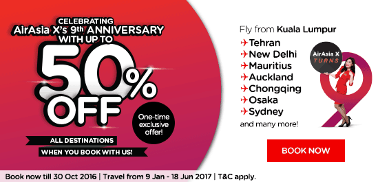 AirAsia 50% Promotion