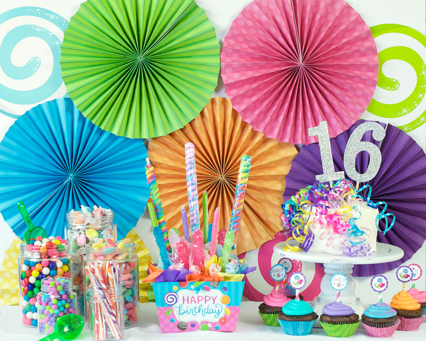 Sweet 16 Birthday Party Ideas Throw A Candy Themed Party