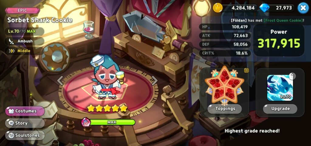 What is the Max Level in Cookie Run Kingdom