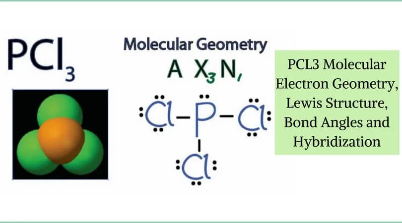 Pcl3 Molecular Electron Geometry Lewis Structure Bond Angles And