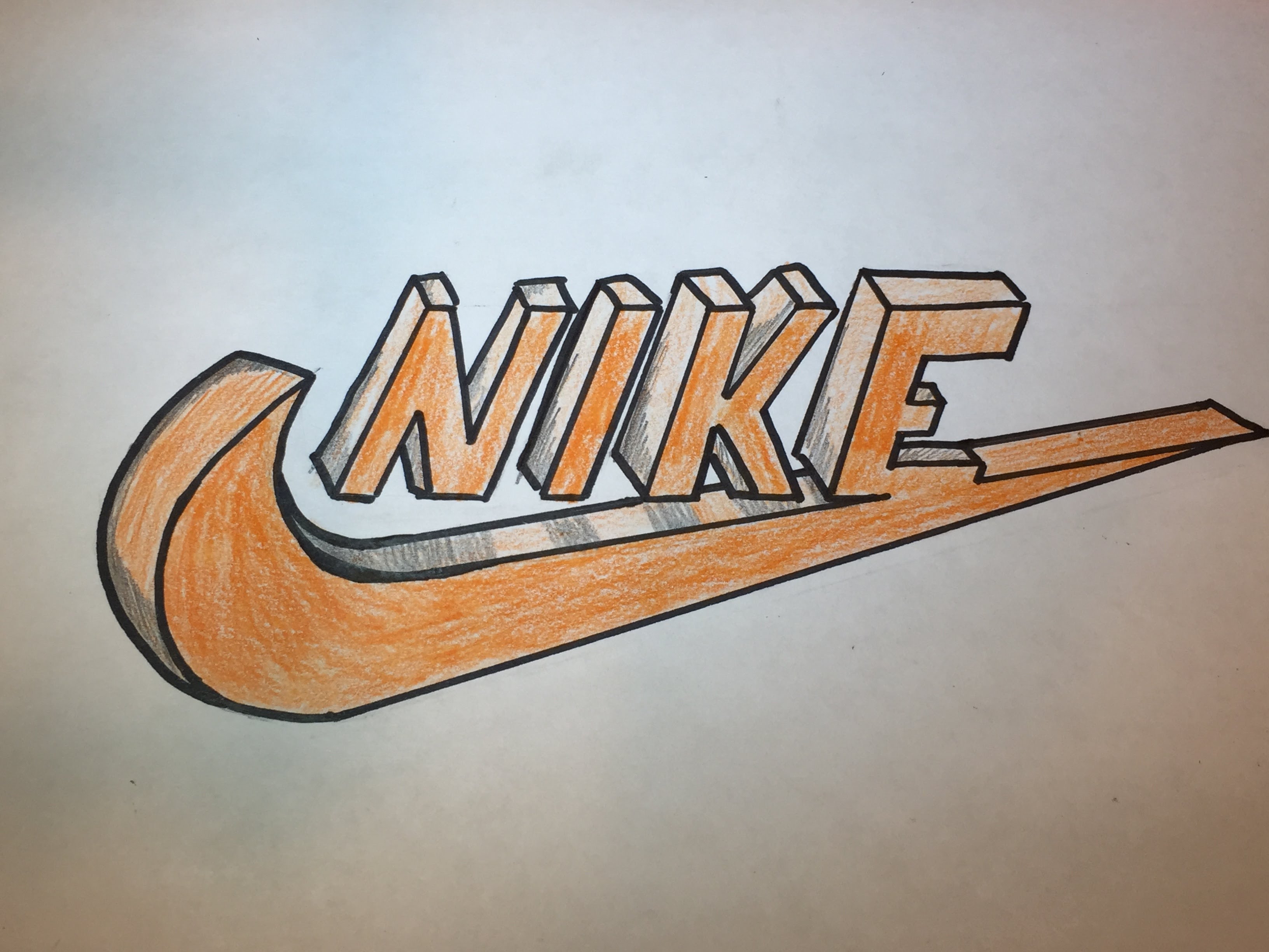 How To Draw Nike Logo Logo Drawings Tutorial – Otosection