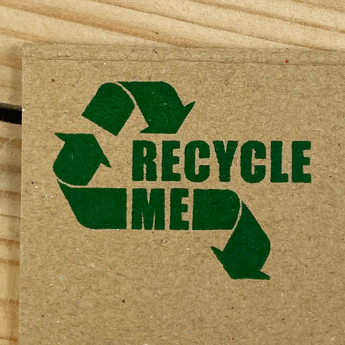 Recycle me rubber stamp