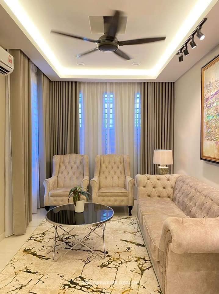 Idea dekorasi untuk ruang tamu jenis memanjang rumah teres. 6 Idea Deko Ruang Tamu Memanjang Giler Deco