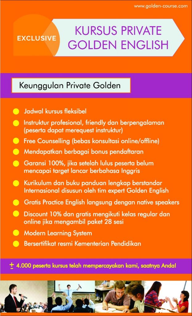 Kursus Bahasa Inggris Private