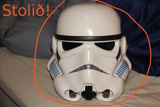 From Iceland Stormtrooper Helmet Stolen Using The Old Switcheroo