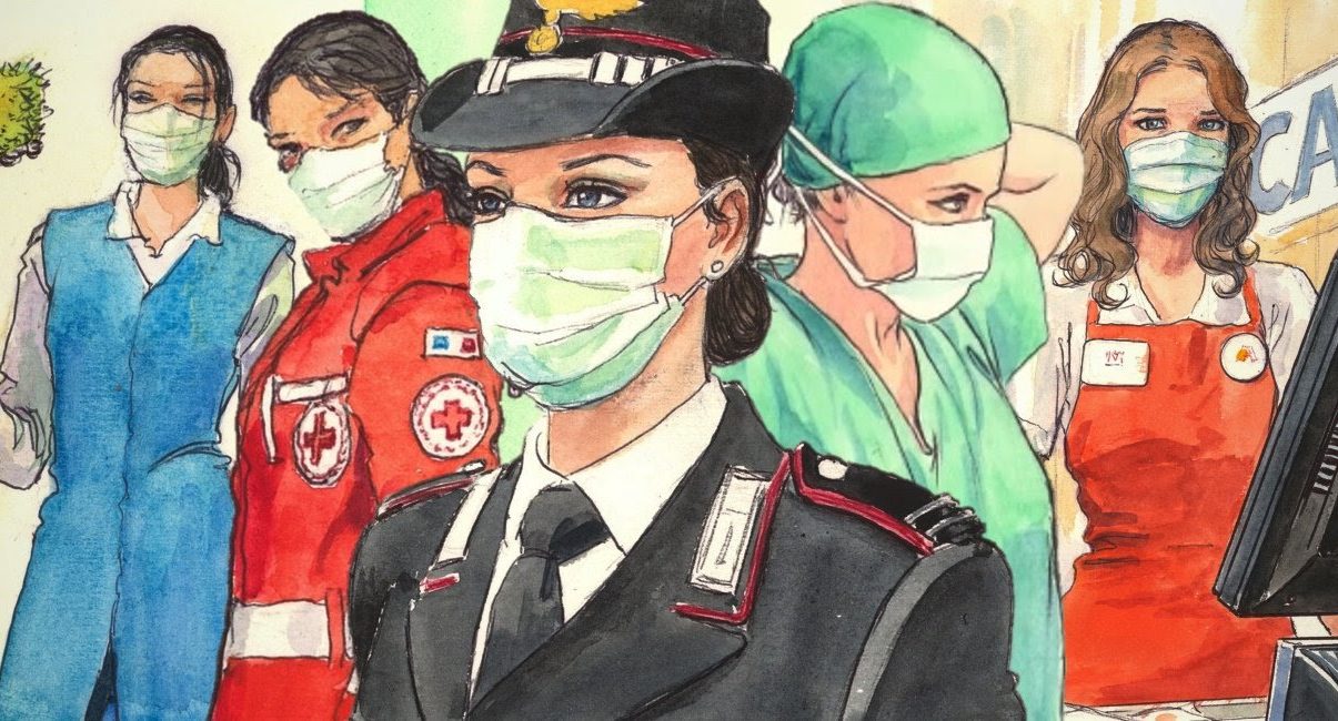 Milo Manara Honors The Heroic Women Of The Covid 19 Pandemic Graphic Policy