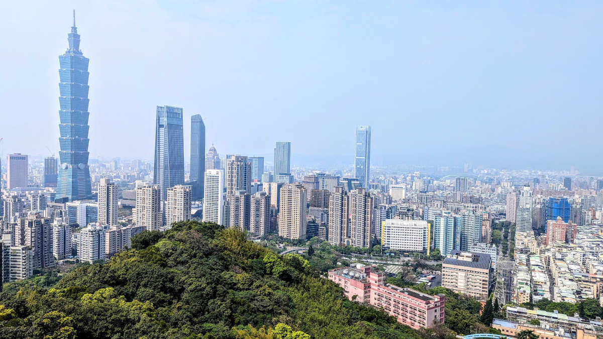 Taipei, Taiwan - View from the Elephant Mountain