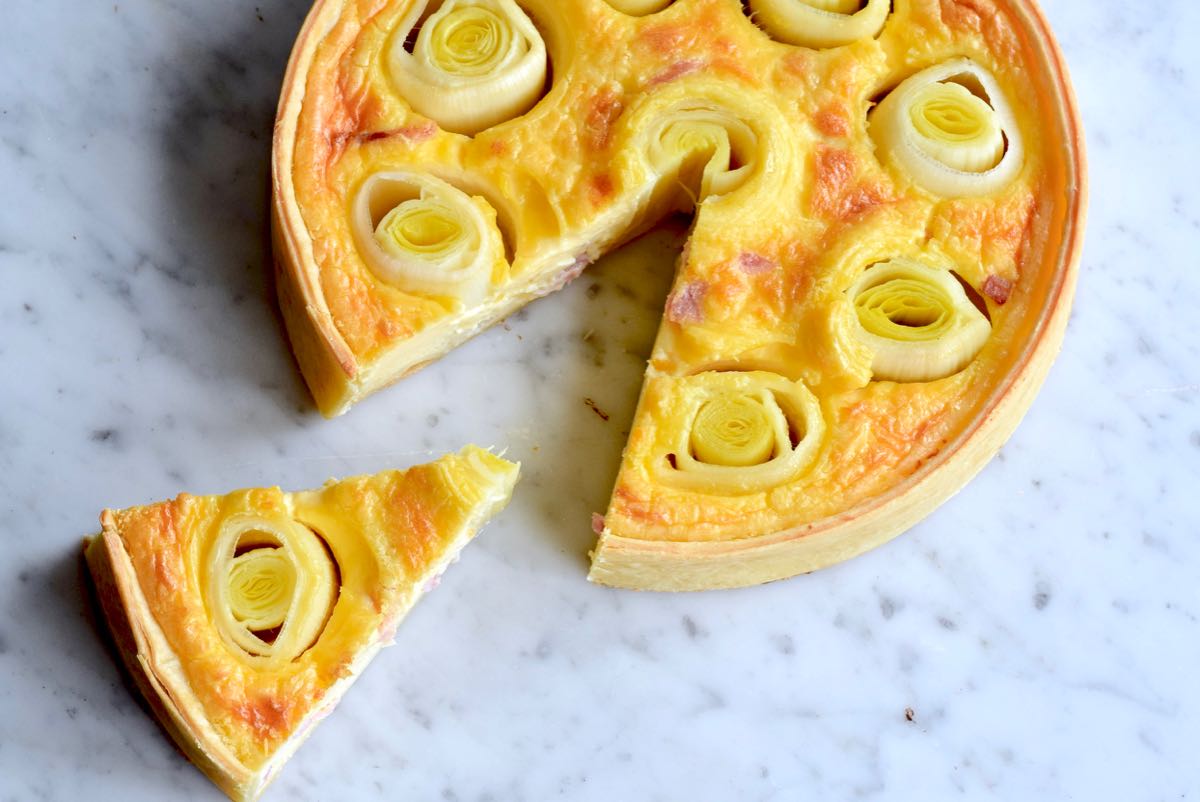 Quiche Met Prei En Ham Recept Van Gwenn S Bakery