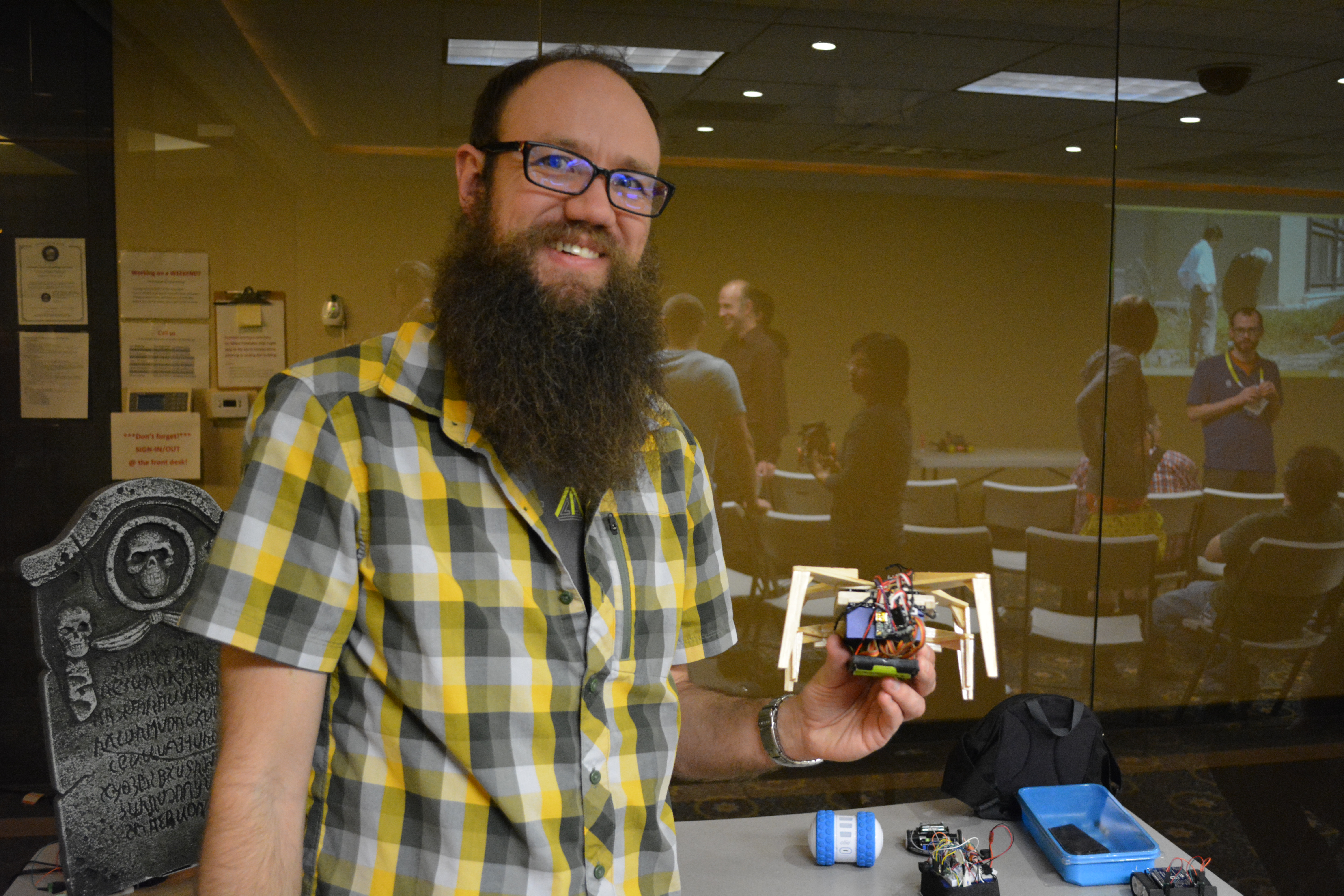 [Nathan Bryant] and robot