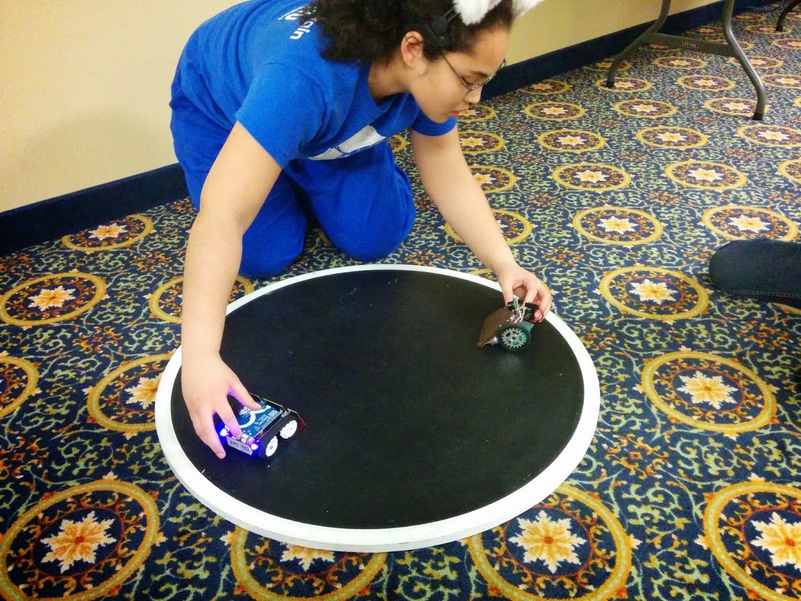 Sumo robots about to rumble