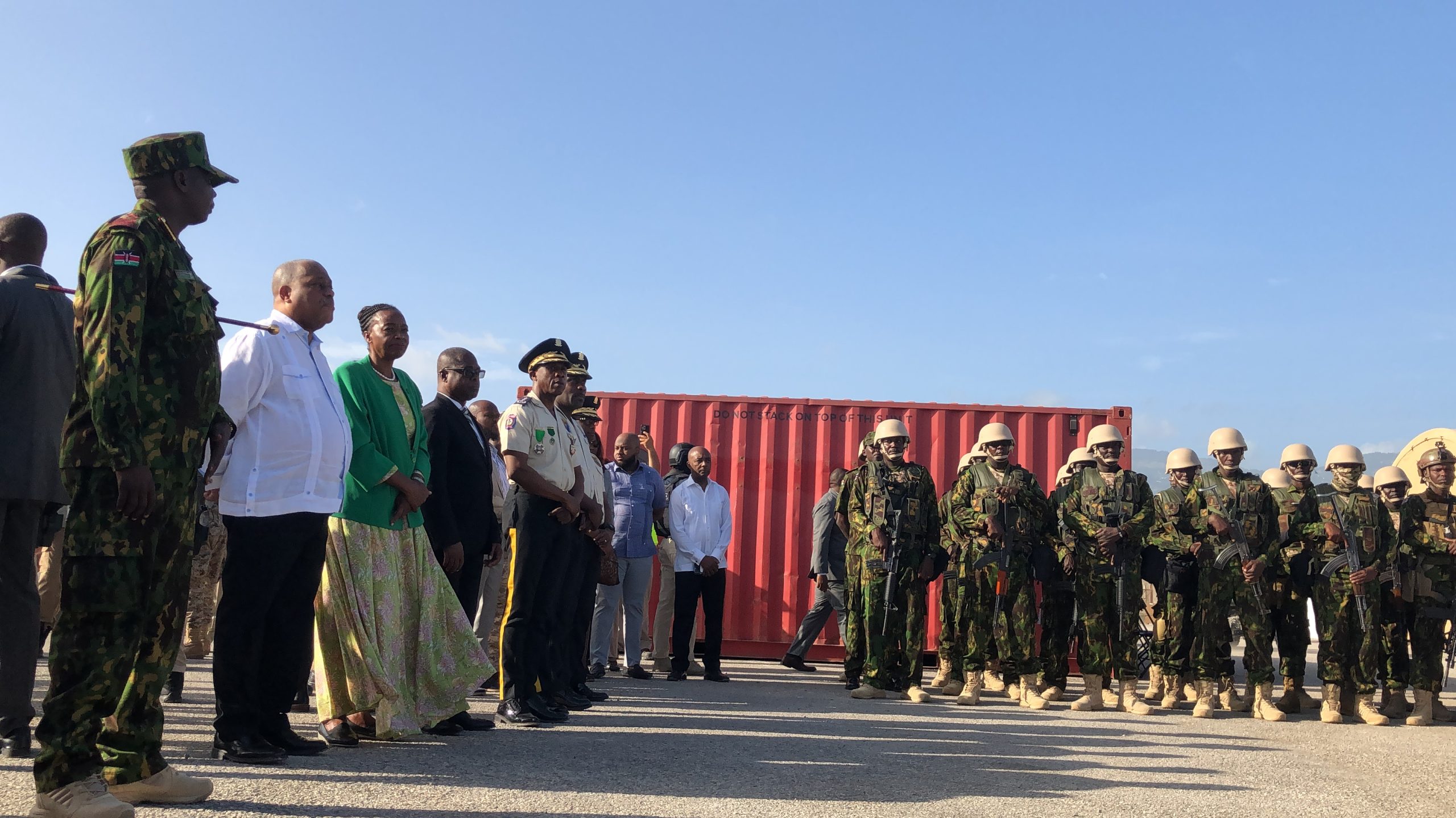 Kenya Troops, Garry Conille, soldats Kenya, MSS Mission