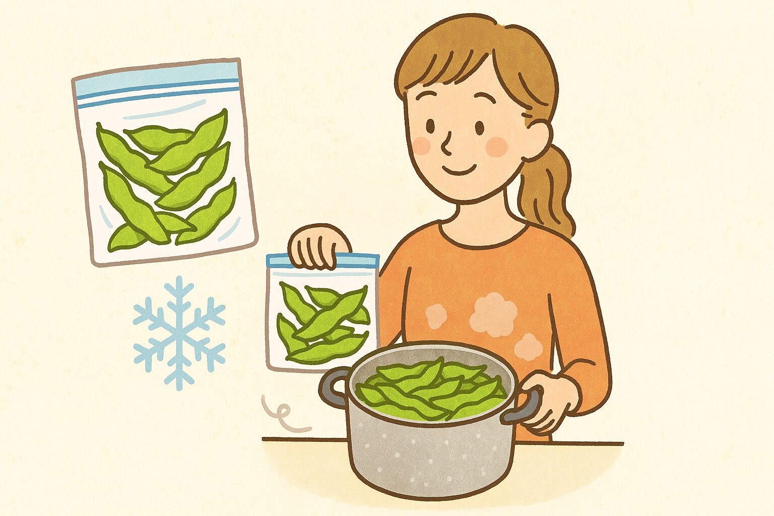 大量にあるときは「まとめ茹で+冷凍保存」が便利