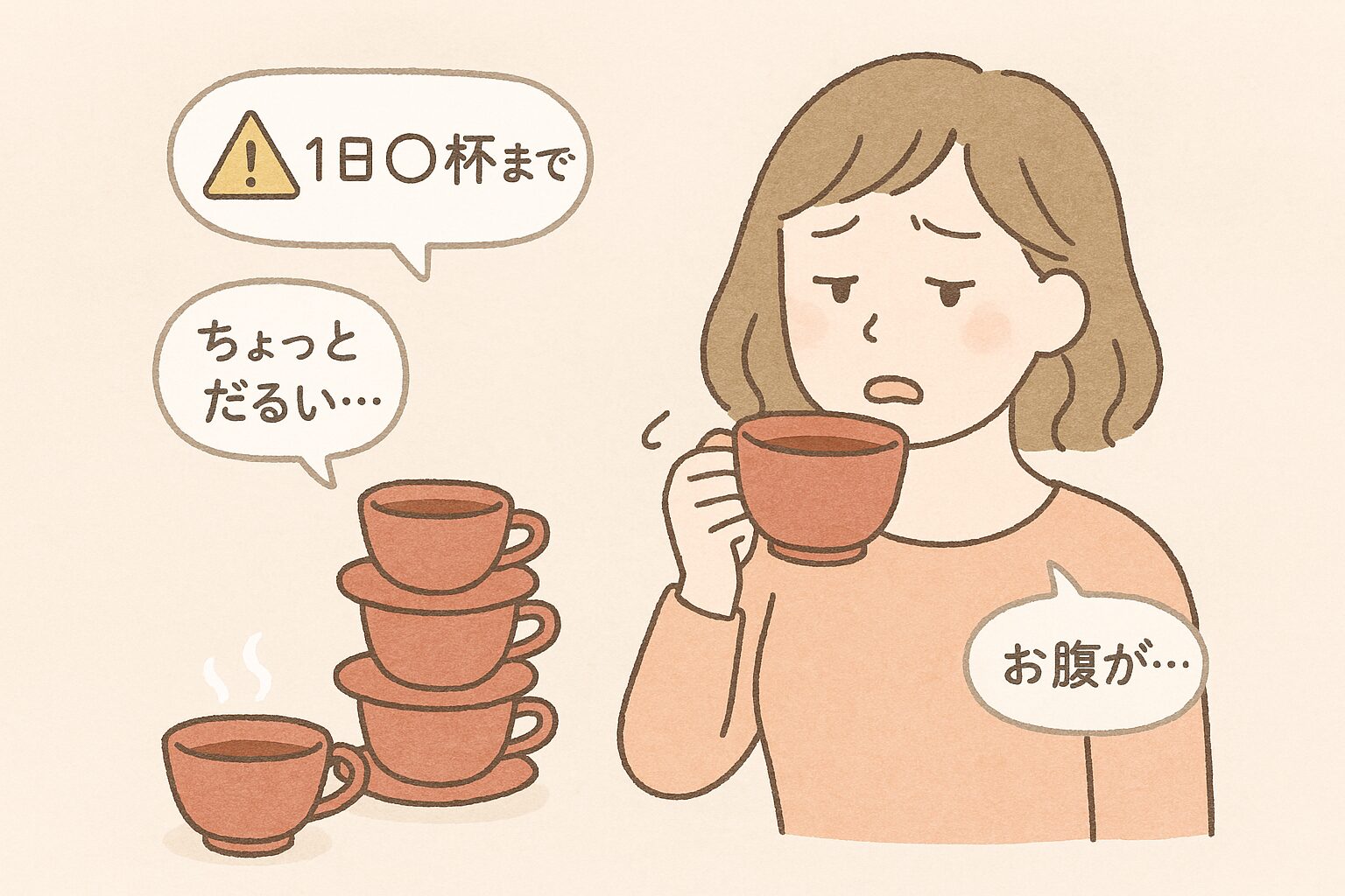 ルイボスティーを飲みすぎた場合に起こる可能性のある副作用や、注意したい成分の働き、1日の適量について詳しく解説します。