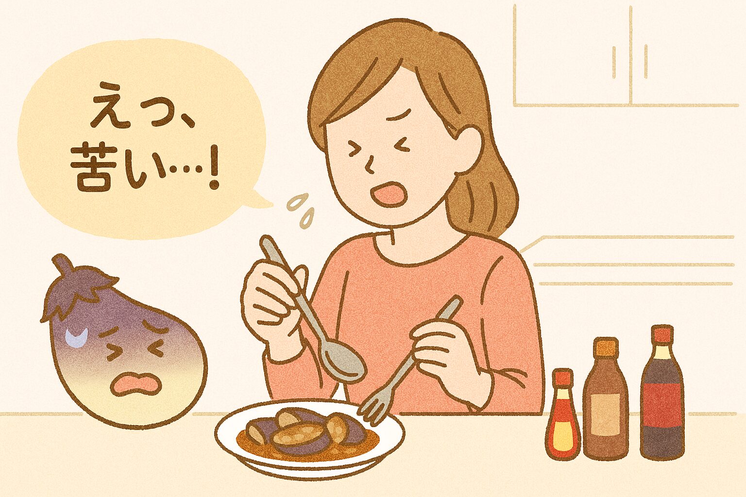 なすが苦い!調理後のリカバリー方法