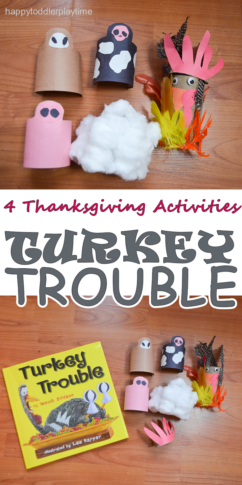 Turkey Trouble A Thanksgiving Craft Happy Toddler Playtime