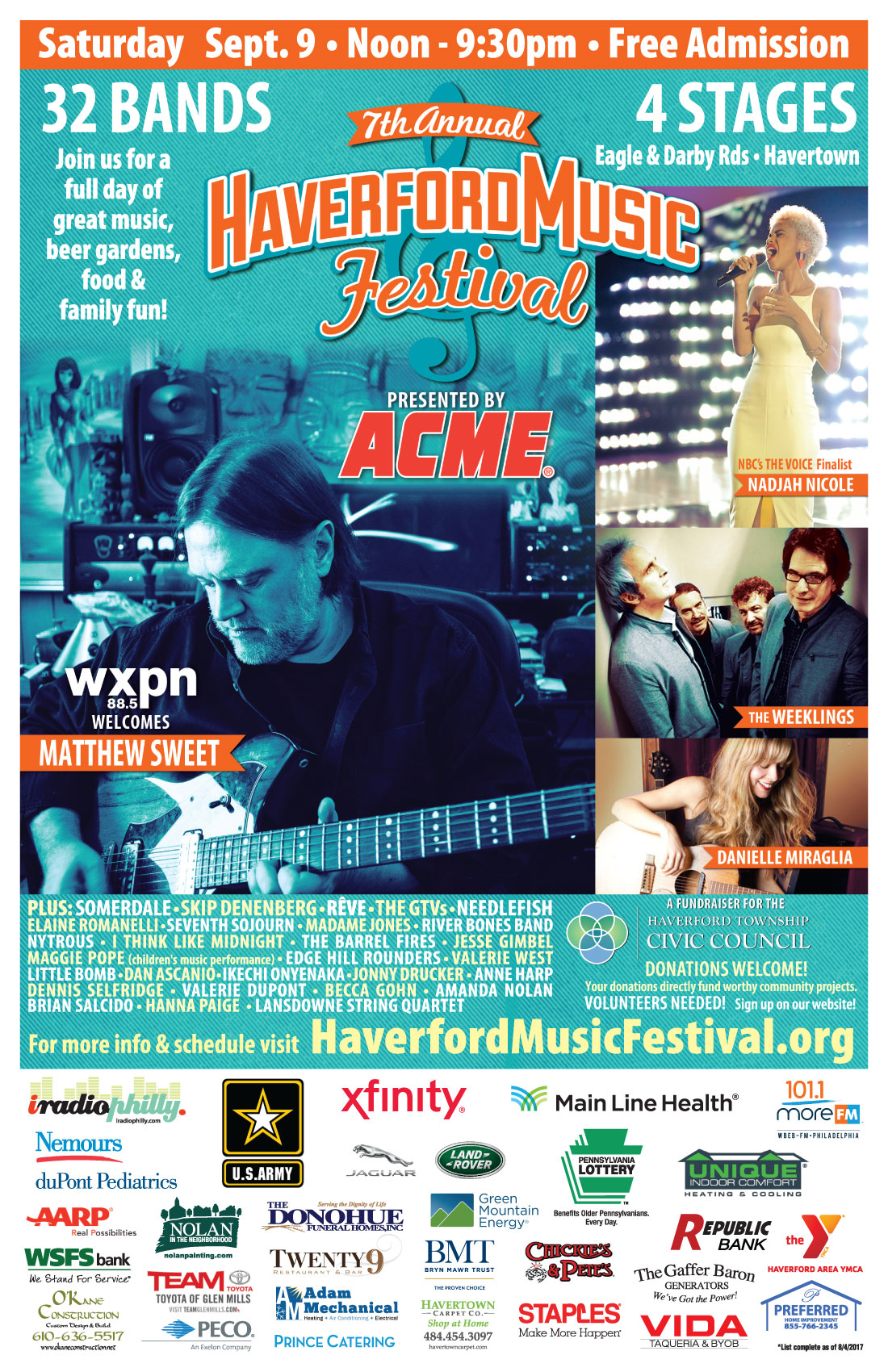 Festival Lineups Haverford Music Festival