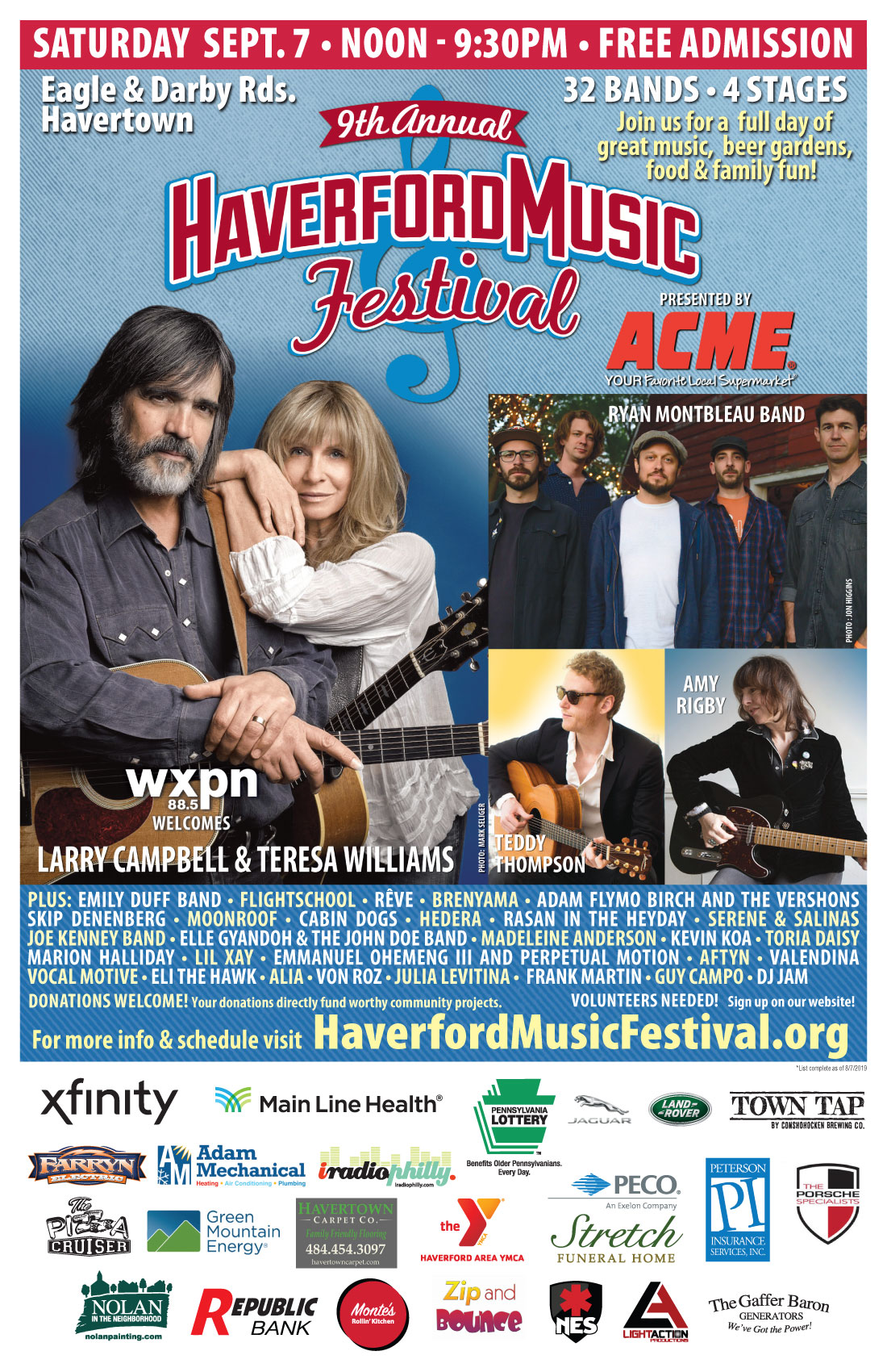 Festival Lineups Haverford Music Festival
