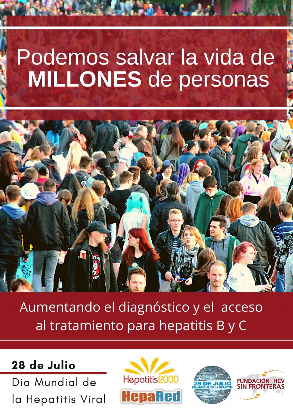 dia mundial de la hepatitis 2020. Podemos salvar la vida