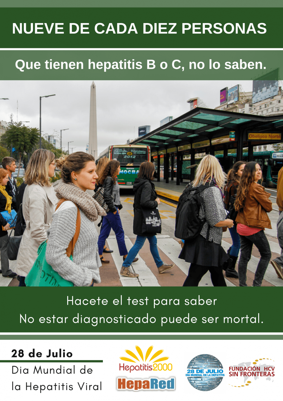 día mundial de la hepatitis , personas que no saben que tienen hepatitis