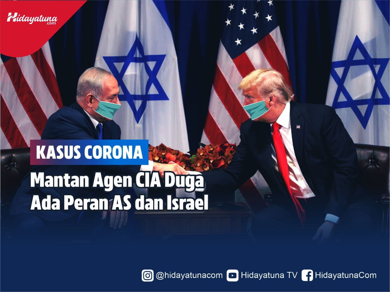  Kasus Corona, Mantan Agen CIA Duga Ada Peran AS dan Israel