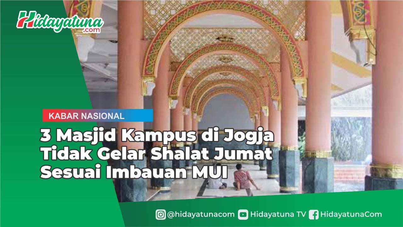  3 Masjid Kampus di Yogyakarta Tidak Gelar Shalat Jumat
