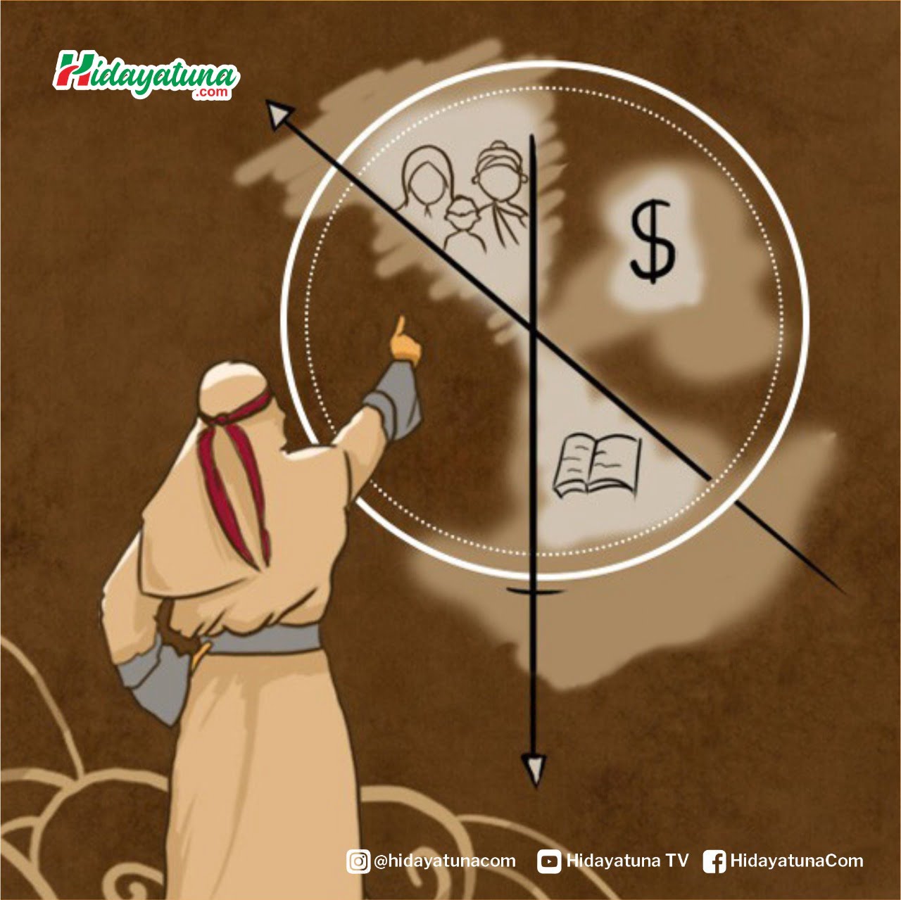Ilmuwan Muslim, al-biruni penemu arah kiblat pertama yang kaya inovasi (Ilustrasi/Hidayatuna)