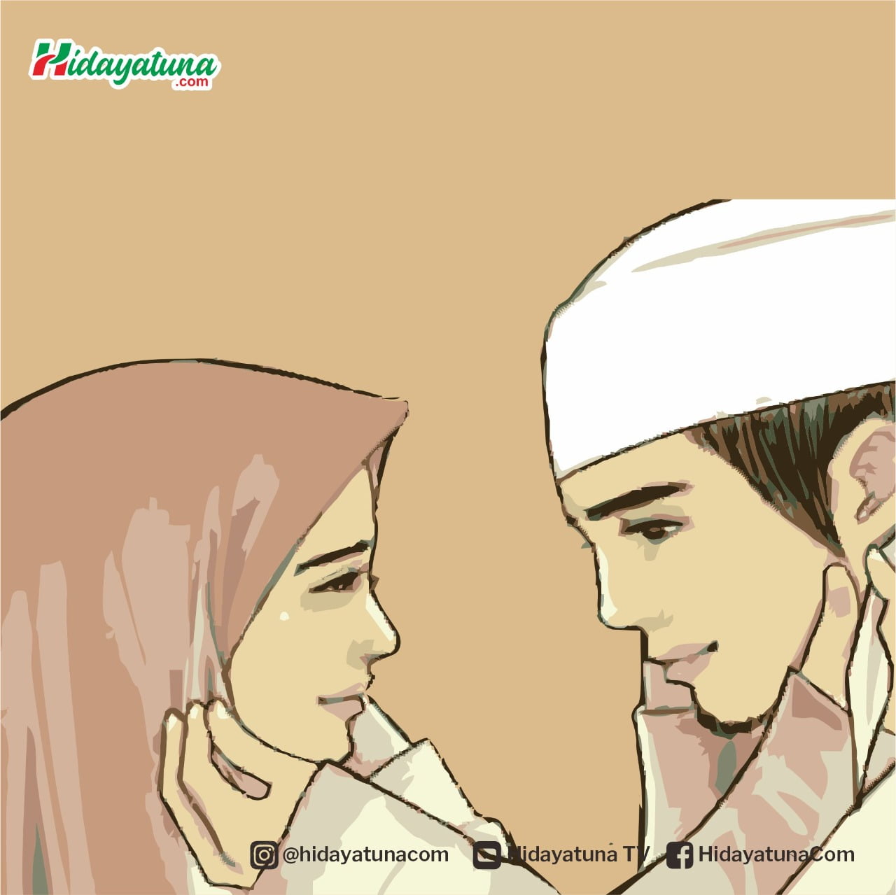 Bolehkah Mencium Istri saat Puasa di Bulan Ramadan? (Ilustrasi/Hidayatuna)