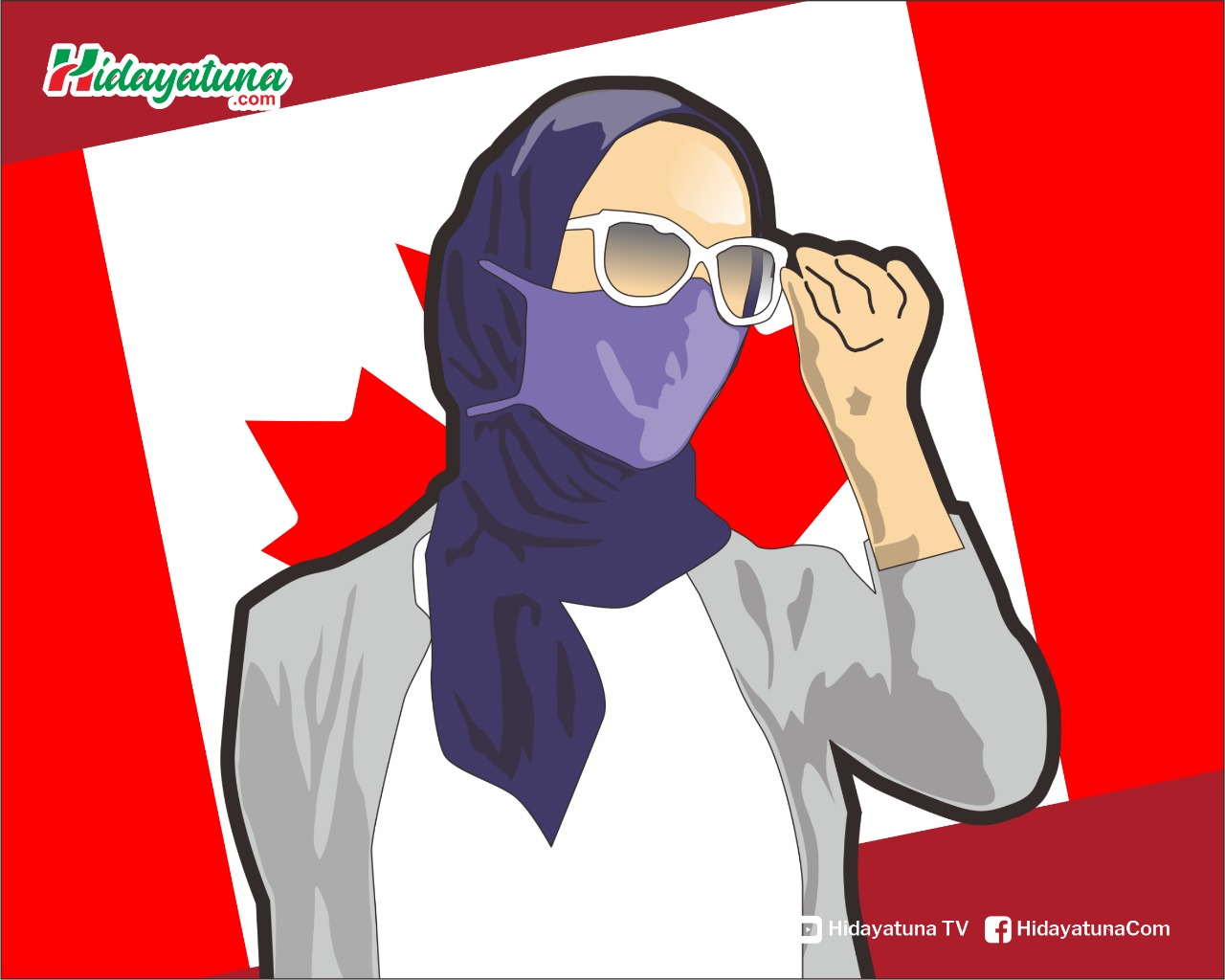 Muslim Kanada (Ilustrasi/Hidayatuna)