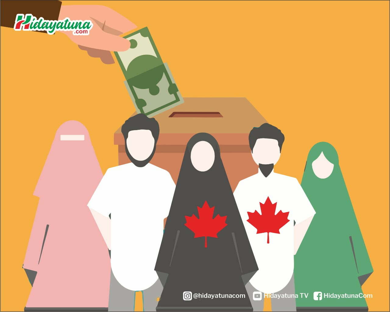 Muslim Kanada Bentuk Gerakan Beri Makan 6000 Keluarga (Ilustrasi/Hidayatuna)