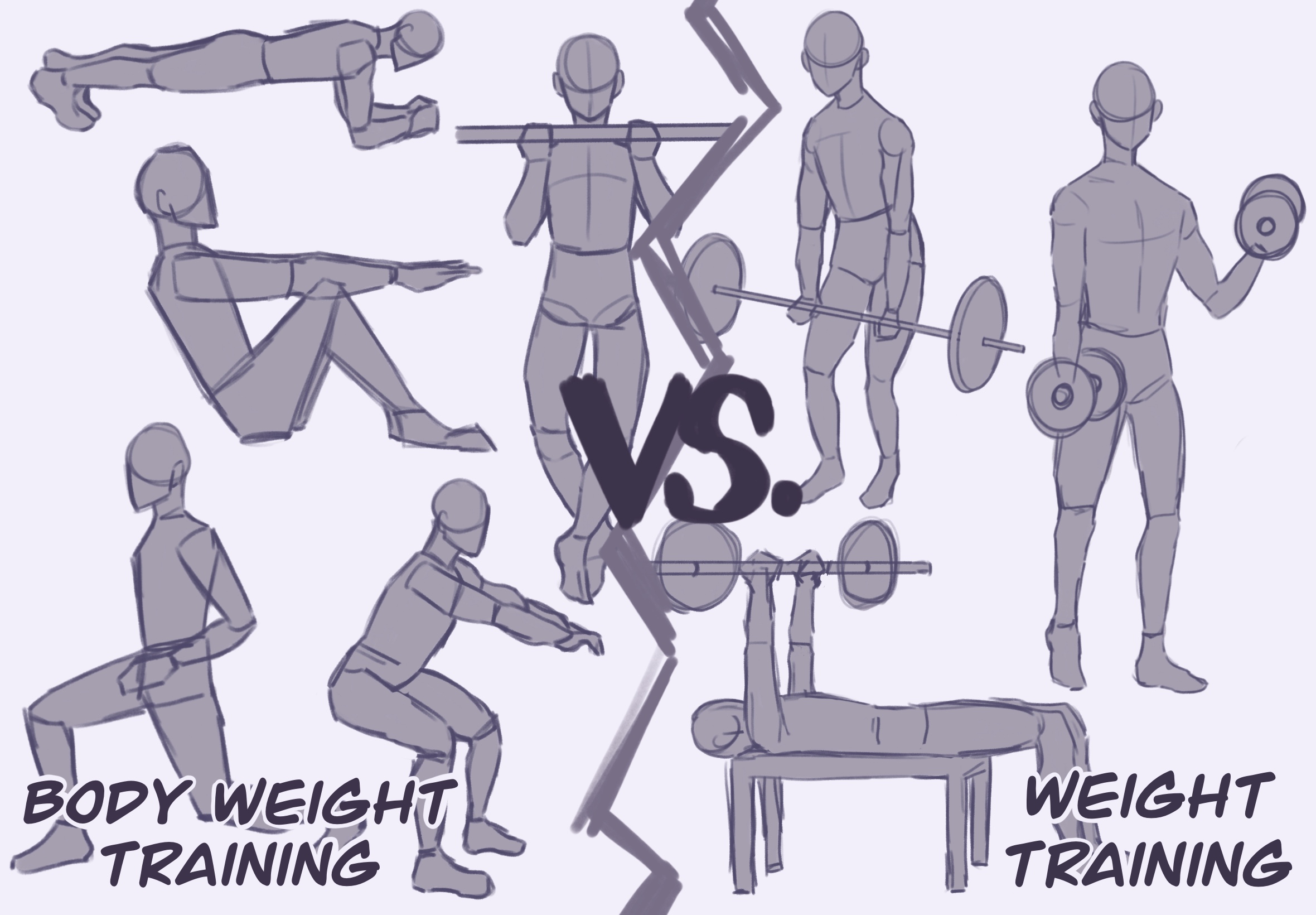 Review: Weighing out bodyweight versus weight-lifting exercises