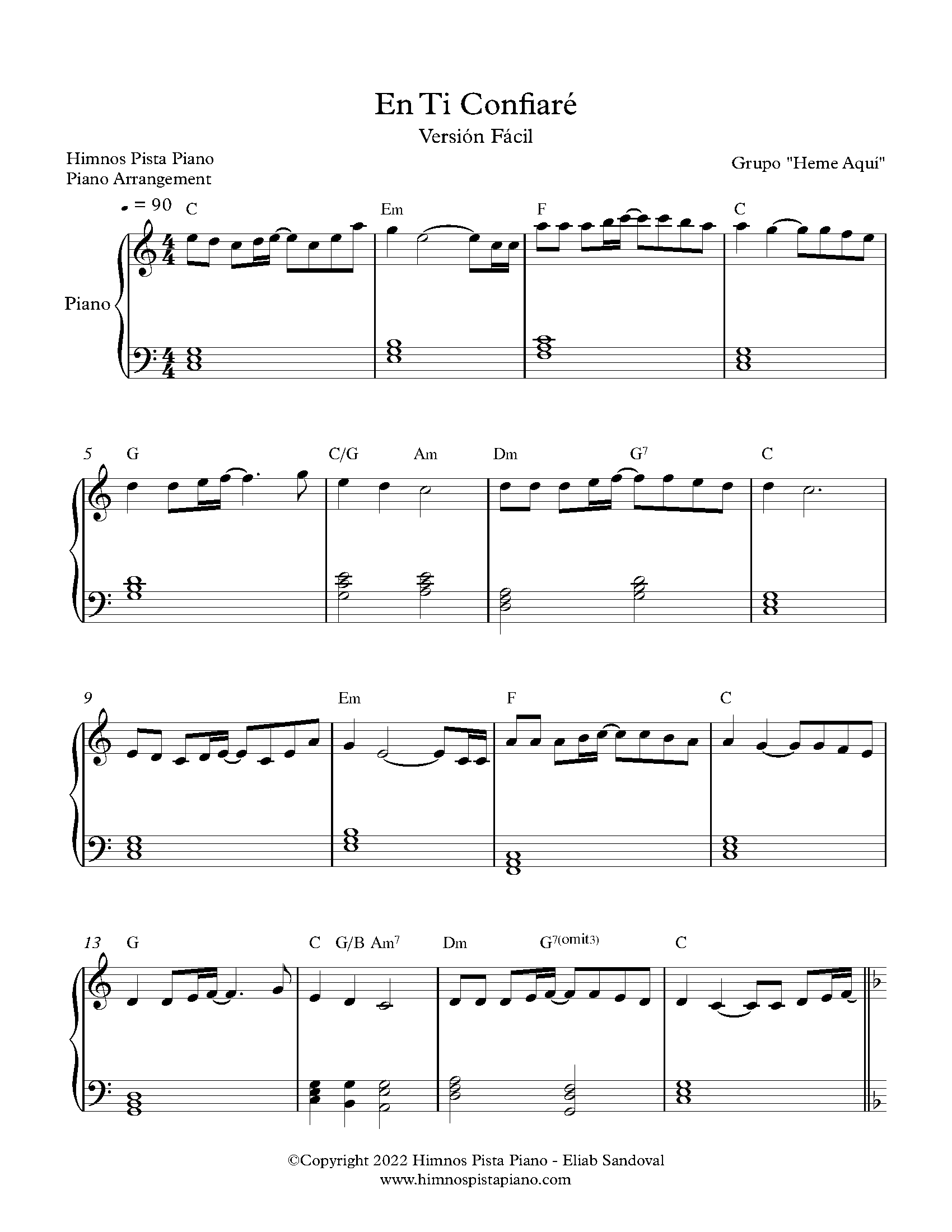 El Gran Yo Soy Julissa Partitura Himnos Pista Piano