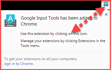 hindi typing google chrome extension