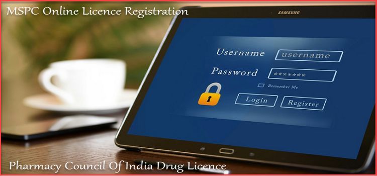 MSPC Online Portal New Registration For Pharmacy Licence