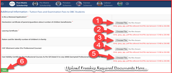 Mahadbt Post Matric Freeship OBC, SC, SBC, VJNT कैसे अप्लाई करे ! Tuition Fees and Examination Fees Free ship Information. 3 OBC Freeship Form Online Take Action