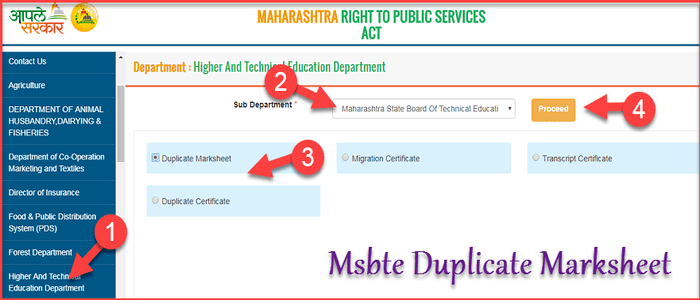 How To Get Duplicate Marksheet Msbte Board ! मुंबई यूनिवर्सिटी की डुप्लीकेट मार्कशीट/सर्टिफिकेट कैसे प्राप्त करे. 2 msbte duplicate marksheet application