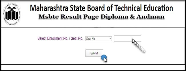MSBTE Diploma Result Winter 2022-2023 With Andman Semester Result @ www.msbte.org.in Portal. 2 msbte diploma result page