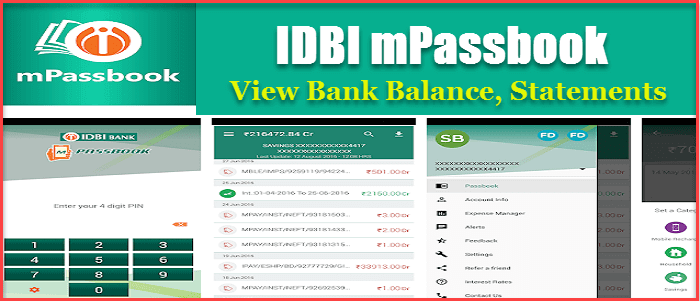 Idbi M Passbook क्या है | IDBI Passbook Online check कैसे करे ! अब चेक करे आईडीबीआई Bank Transactions की जानकारी. 1 IDBI mPassbook kya hai aur install and activate kaise kare