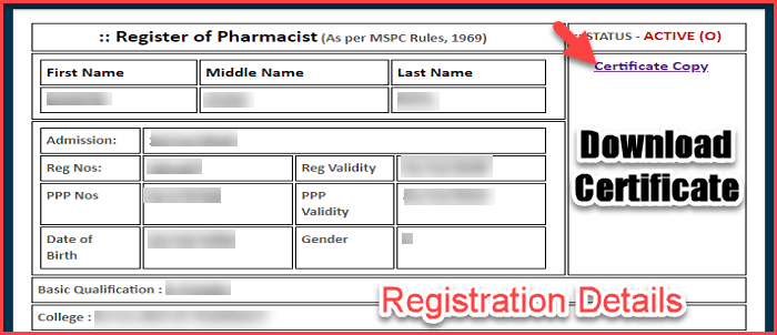 How To Find Registered Pharmacist Registration Details Online. 4 registered pharmacist number kaise pata karate hai