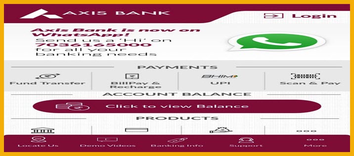 Axis Bank Whatsapp Banking कैसे इस्तेमाल करे| How to Setup Whats app Banking in Axis Bank | Axis Bank Whats app Number क्या है. 1 axis bank whatsapp banking service activation