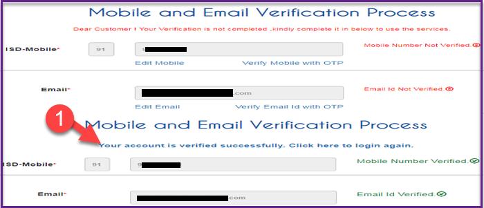 IRCTC Registration Process In Hindi ! How To Create IRCTC Login Account पूरी जानकारी. 6 irctc registration email and mobile number verification again
