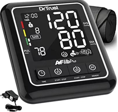 Top 5 Blood Pressure Machines In India | Best 5 BP Tester Machines Prices, Features, Pros & Cons. 10 Dr-Trust-Atrial-Blood-Pressure-Machine-BP-Monitor-Machine-Black